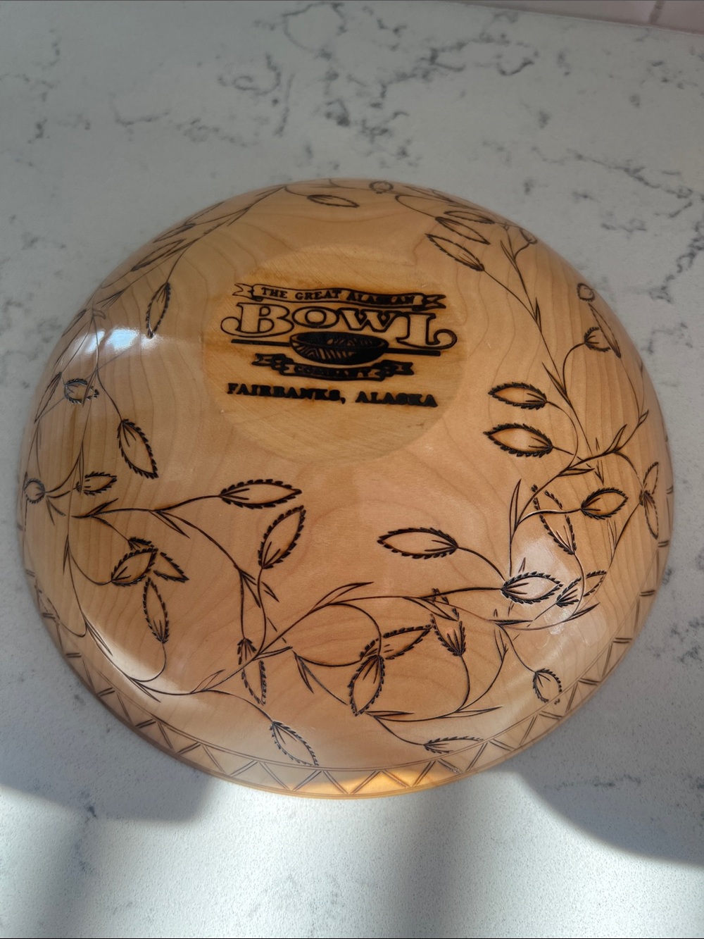 Alaskan Bowl Company wooden bowl